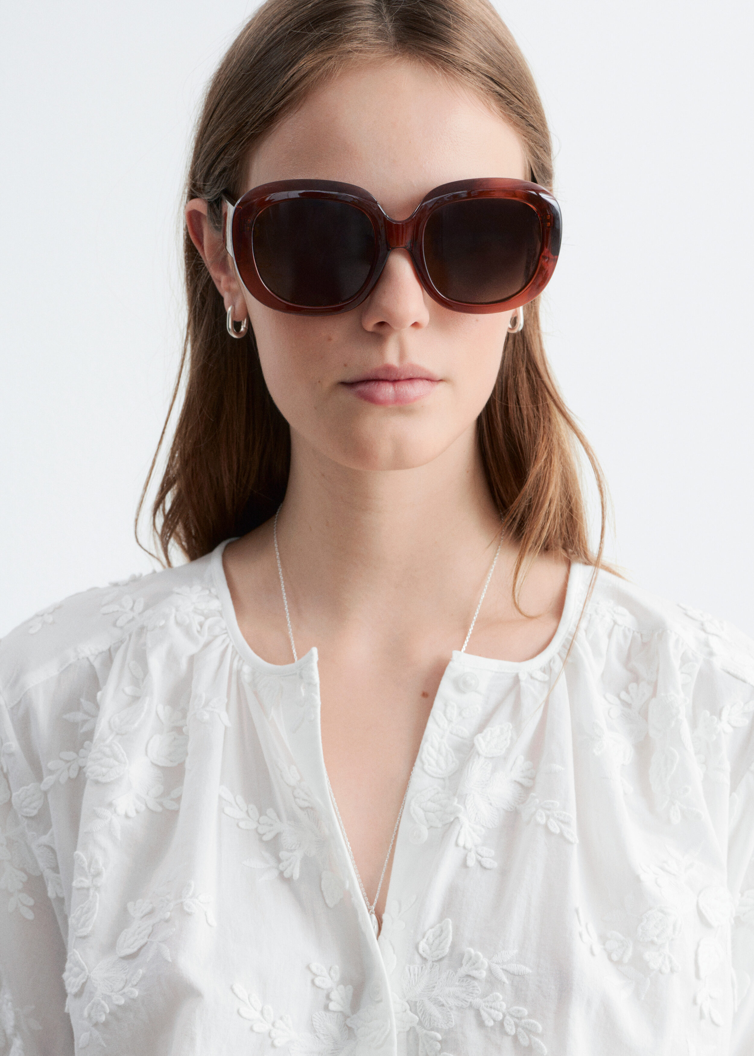 & Other Stories OVERSIZED PUFF-SLEEVE BLOUSE