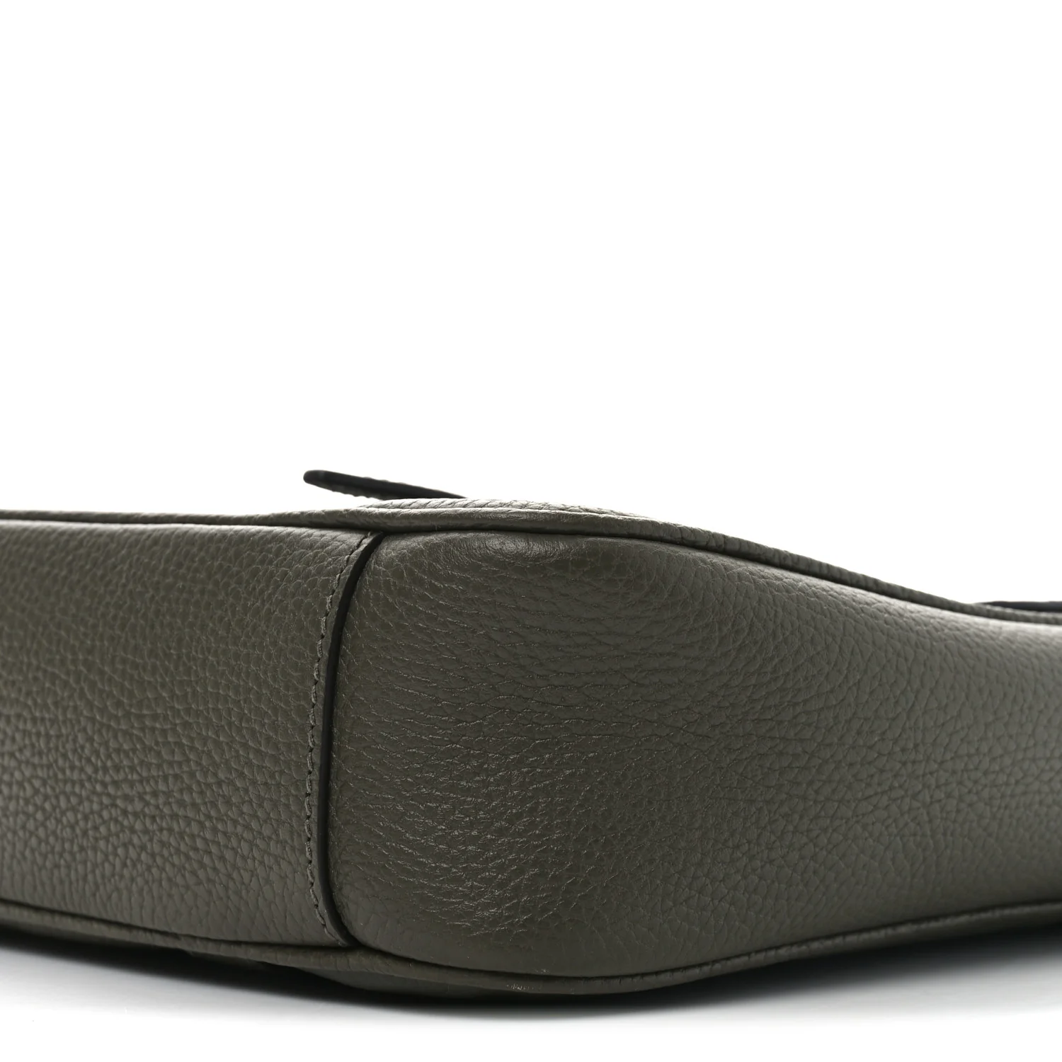 Piuma Calfskin Jumbo GG Embossed Double Buckle Medium Messenger Bag Dark Vintage Olive - Top Club