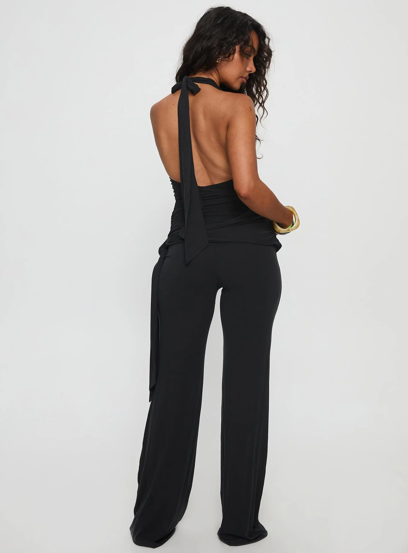Enchantress Wide Leg Jumpsuit Black