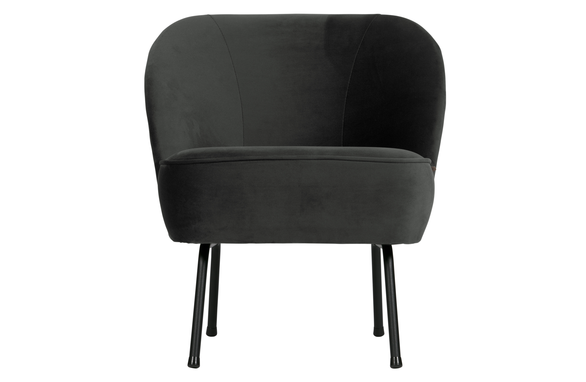 BePureHome fauteuil Vogue fluweel zwart Fauteuil Vogue fluweel zwart