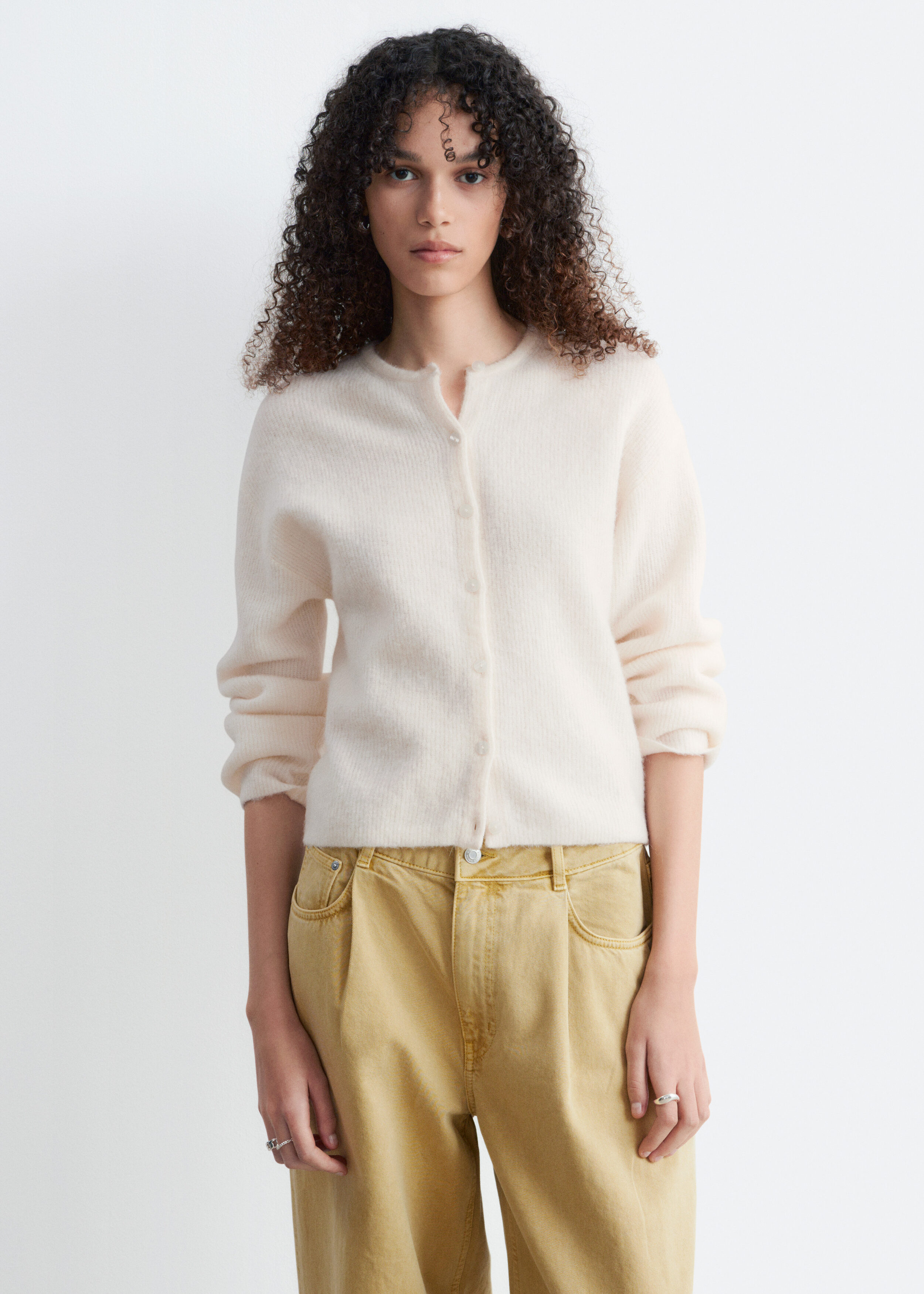 & Other Stories ALPACA-BLEND KNITTED CARDIGAN