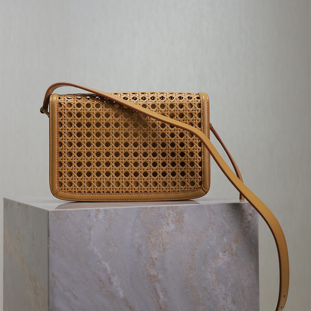 YSL SOLFERINO MEDIUM SATCHEL WOVEN(HIGH-END GRADE) - Top Club