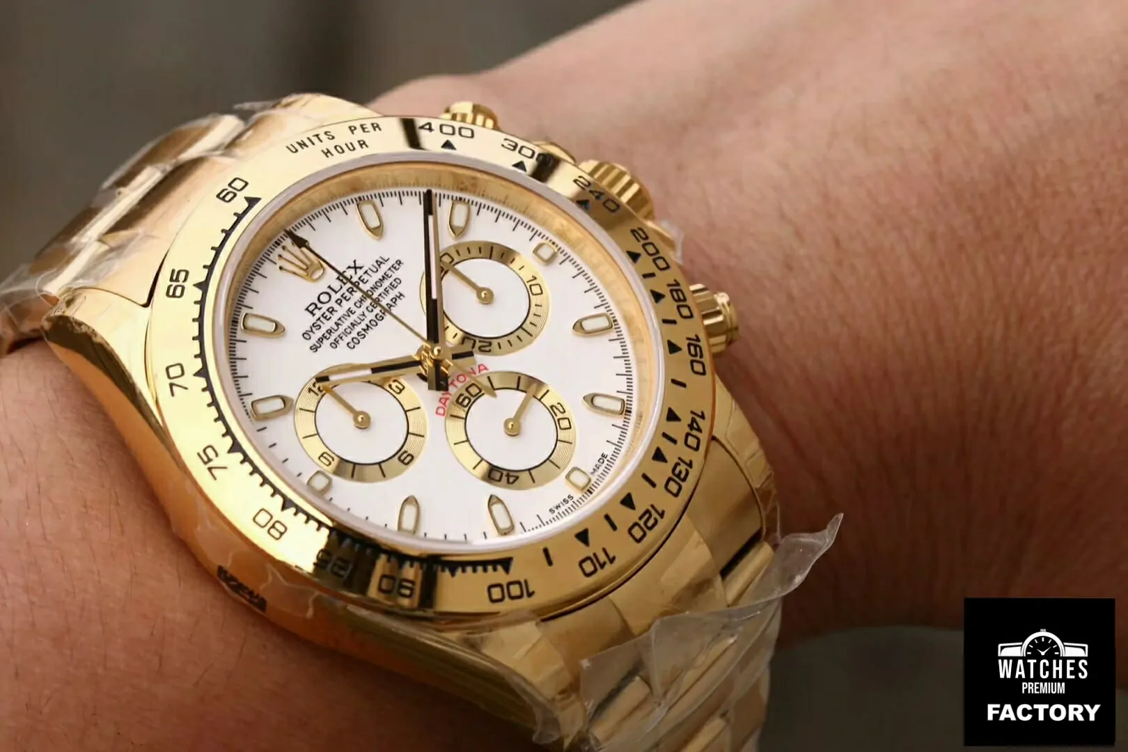 Rolex Daytona Cosmograph M116508-0001 JH Factory Gold Case