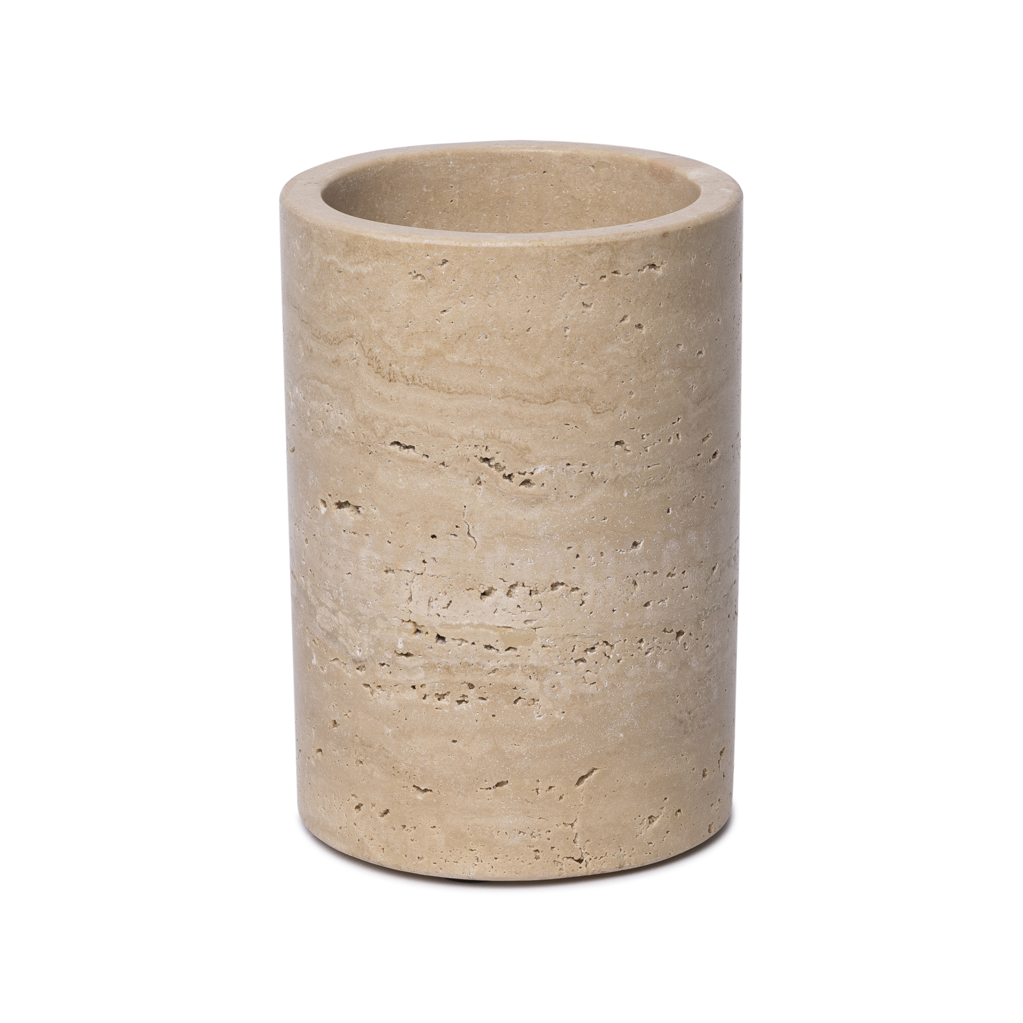 Travertine vaas/wijnkoeler