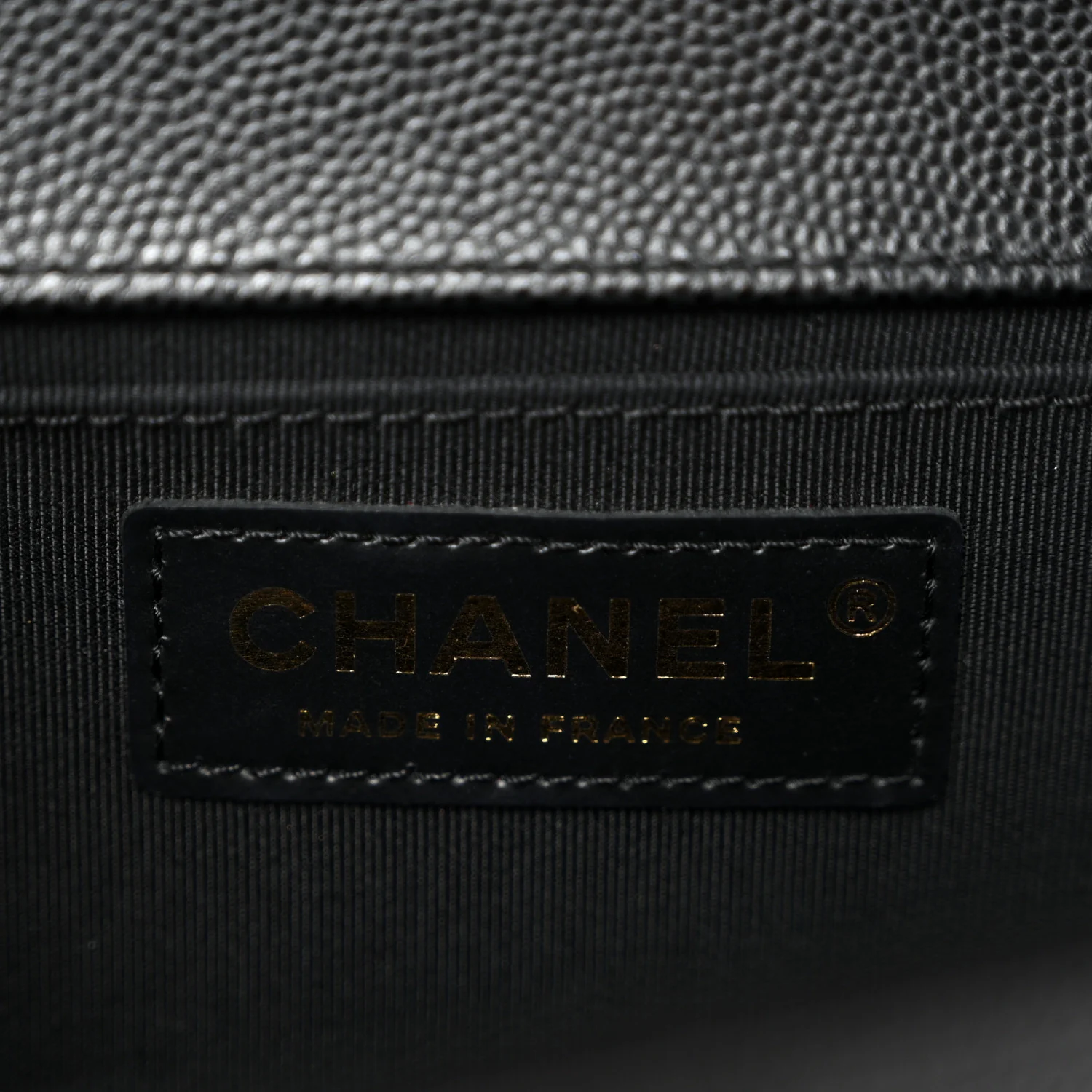 Caviar Quilted Medium Boy Flap Black - Top Club