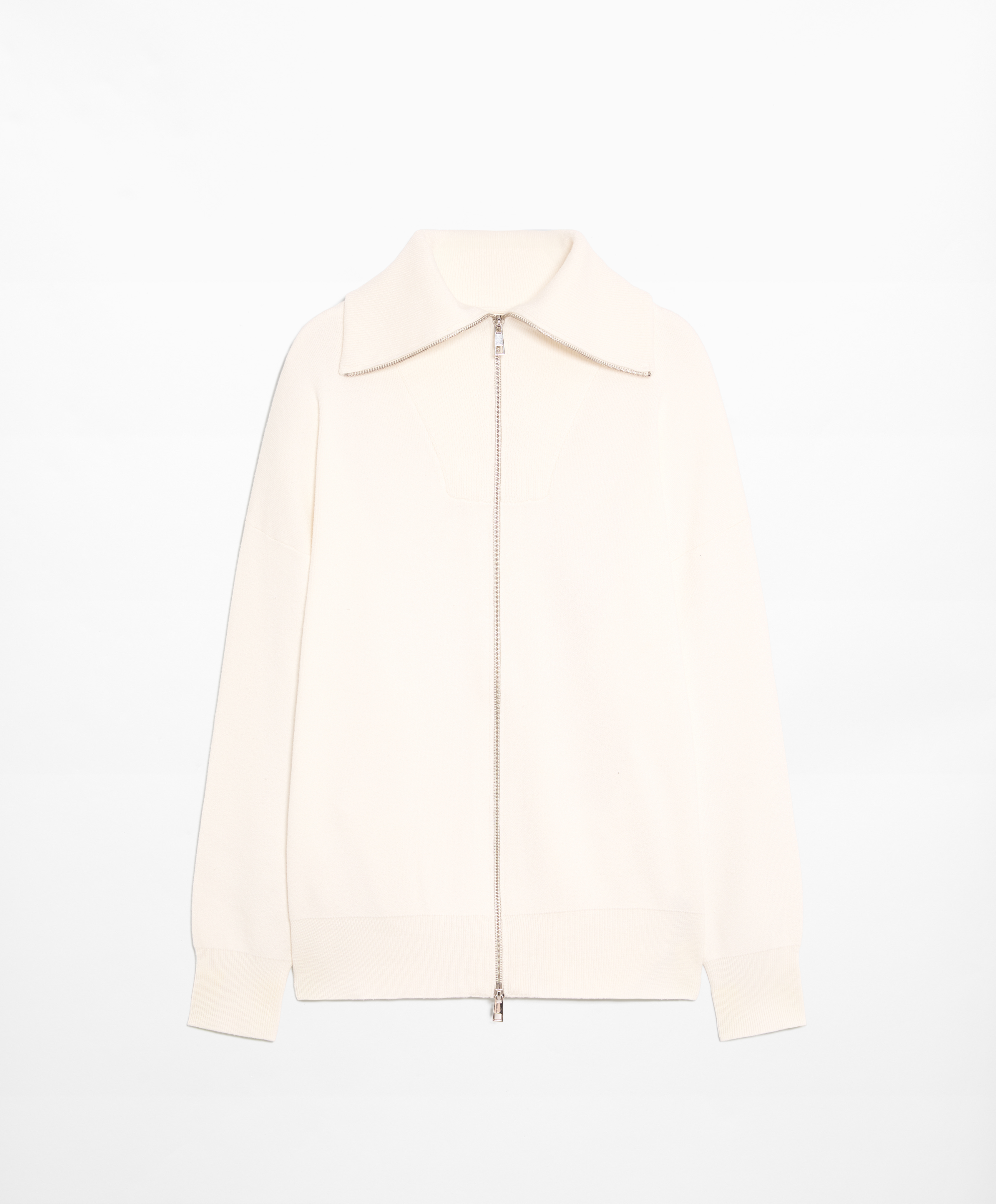 OYSHO Zip-up knit cardigan