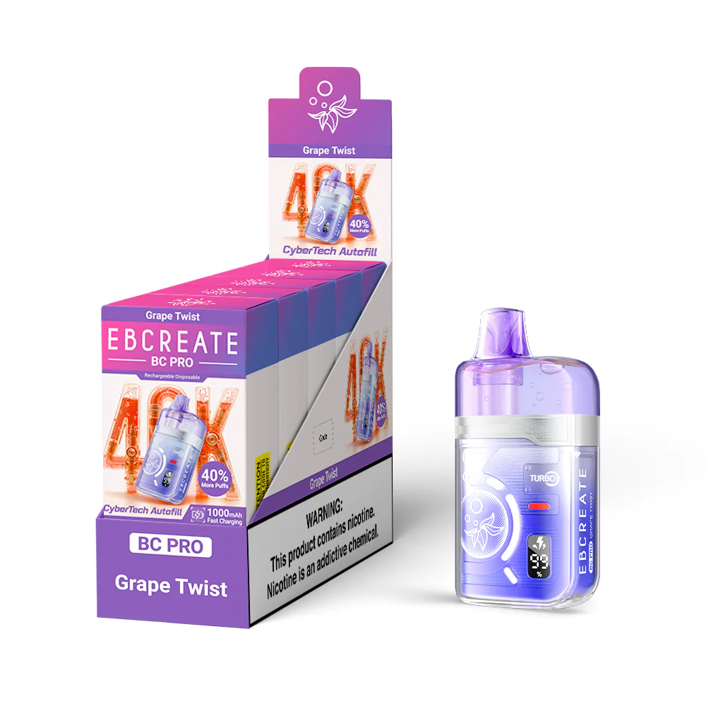 EBCREATE BC PRO Rechargeable Disposable Vape (All Flavours)
