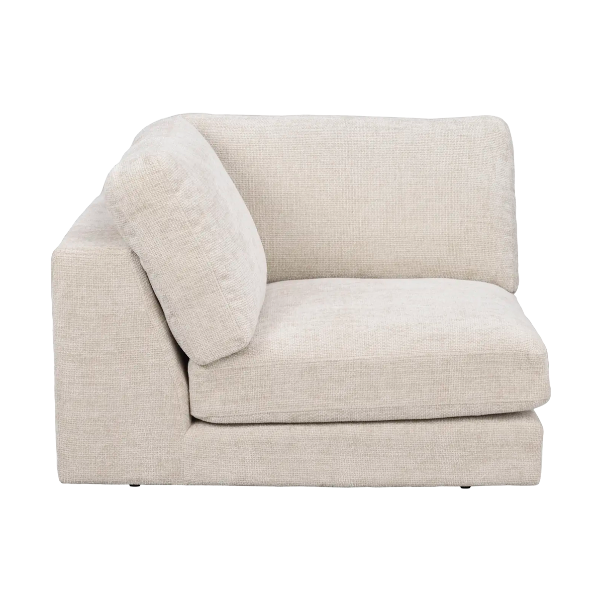 Modulair hoekelement Duncan Lichtgrijs/beige