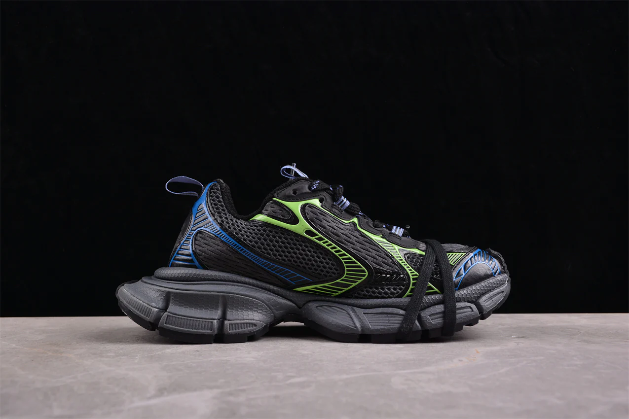Balenciaga 3XL Sneaker in Black and Green - Sneaker Replica Workshop