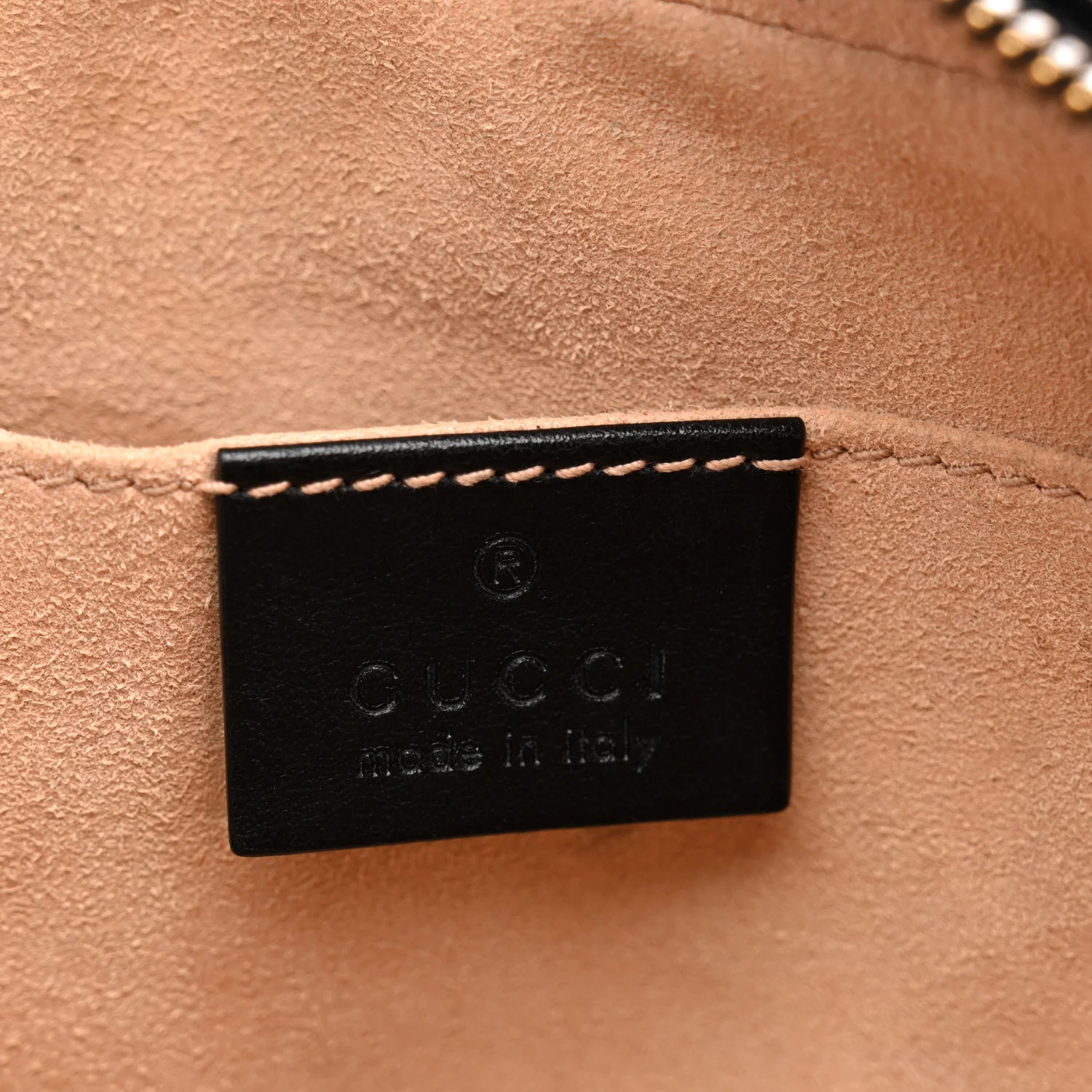 Calfskin Matelasse Small GG Marmont Chain Shoulder Bag Black - Top Club