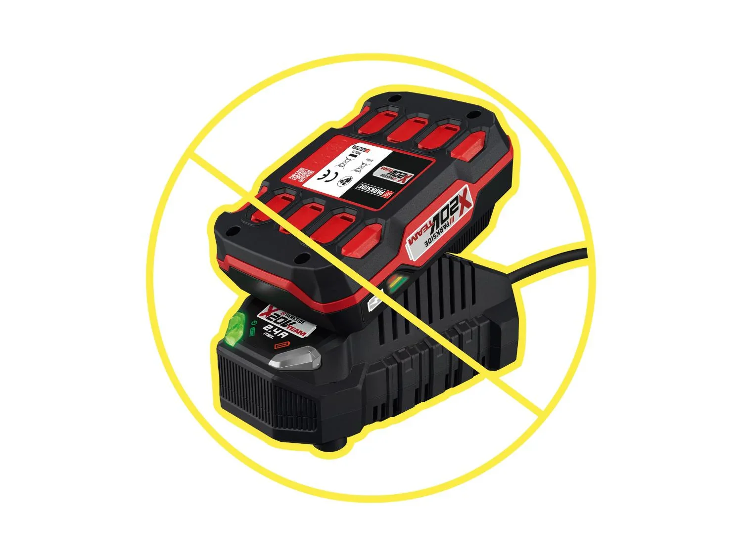 PARKSIDE Aspirateur  main sans fil PHSSA 20-Li D2, 20 V