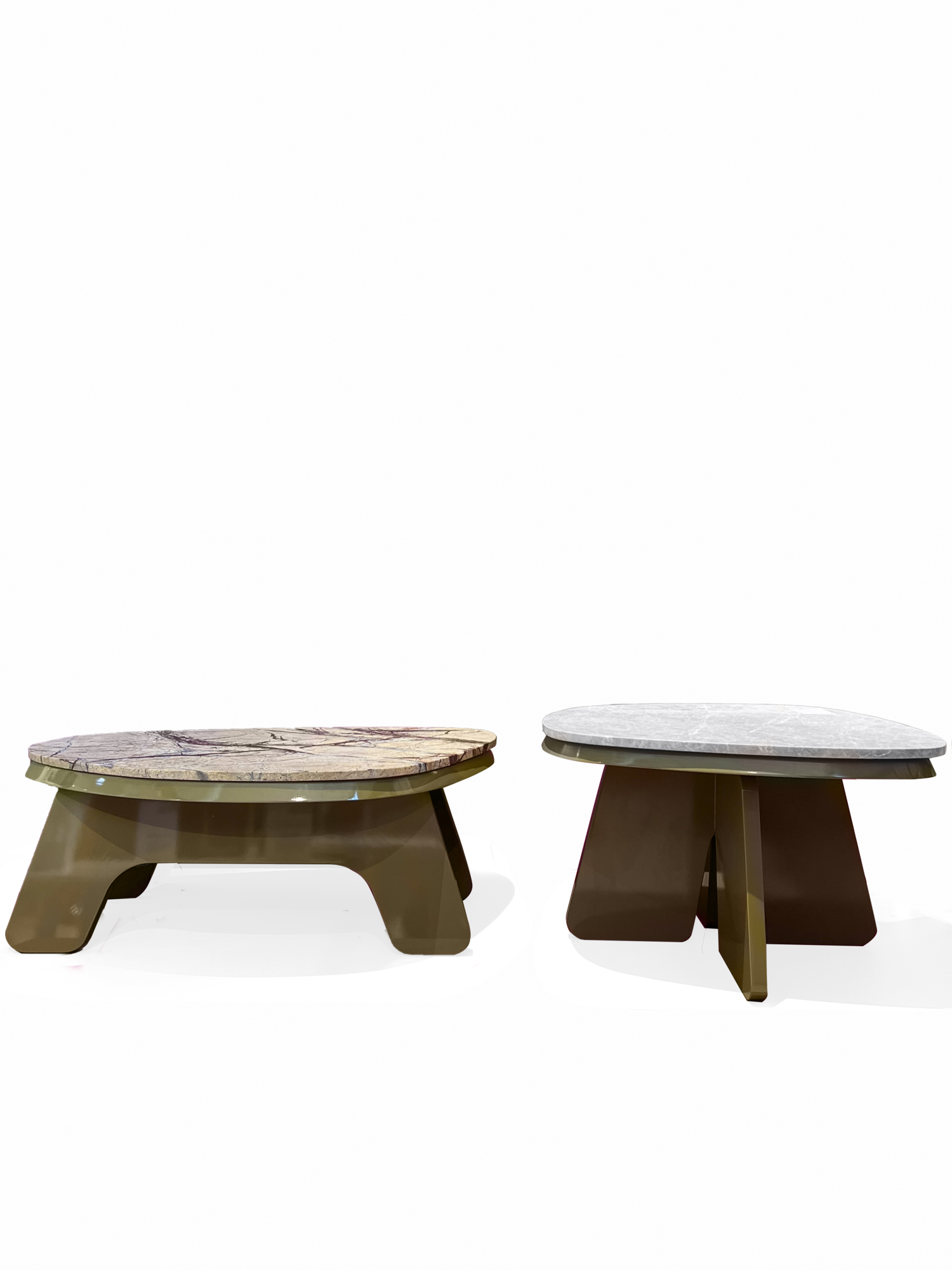Salontafel Riviersteen – set van 2