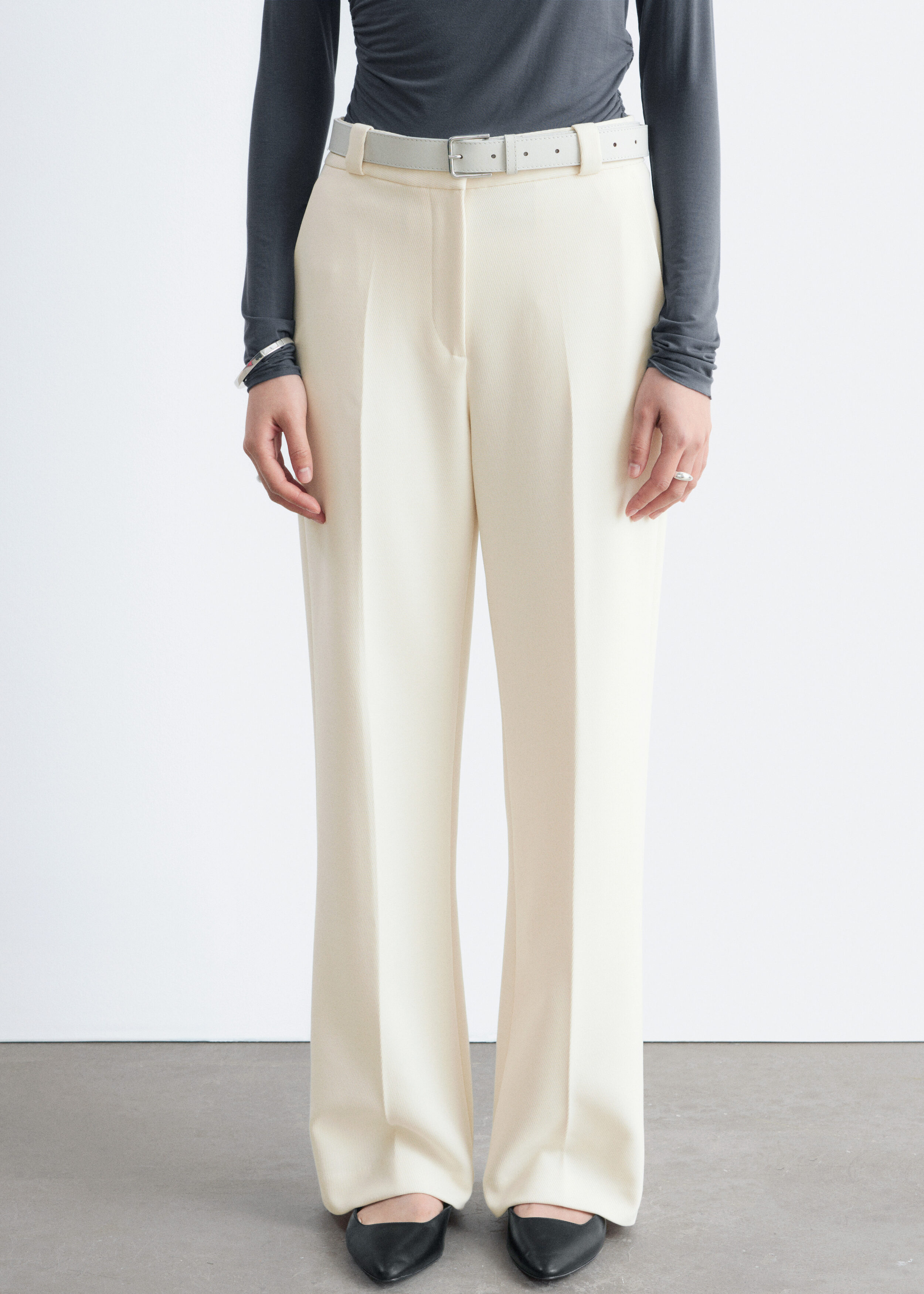 & Other Stories STRAIGHT PRESS-CREASE TROUSERS