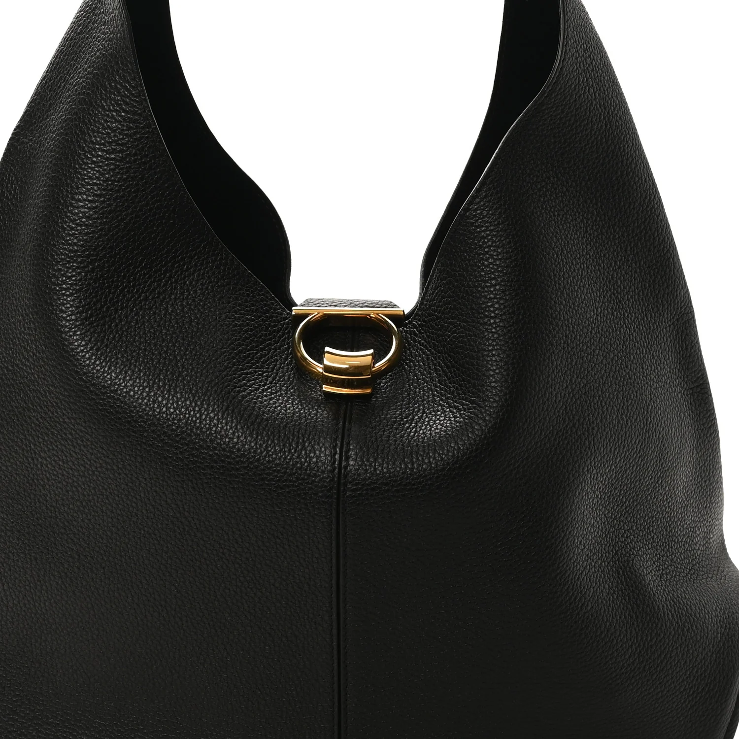 Calfskin Margot Hobo Black - Top Club