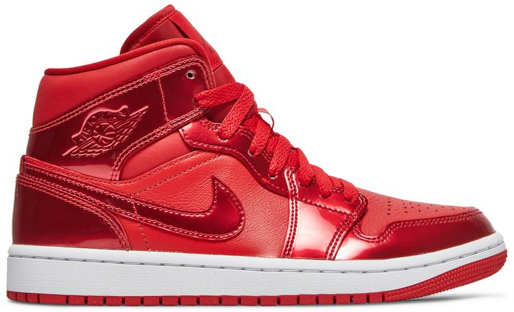 Wmns Air Jordan 1 Mid SE  University Red Pomegranate  DH5894-600 - Sneaker Replica Workshop
