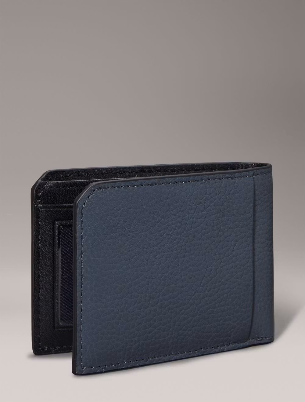 COACH Pebble Leather Slim Bifold Wallet