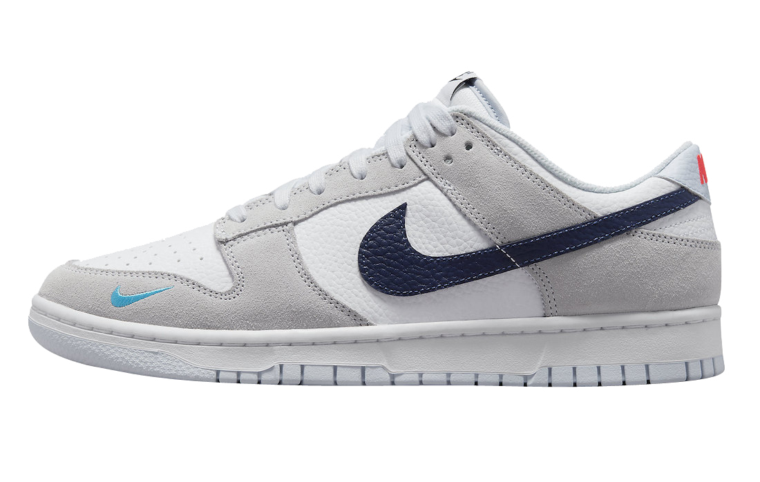 Dunk Low Gets Hit With Aqua Mini Swooshes FJ4227-001 - Sneaker Replica Workshop
