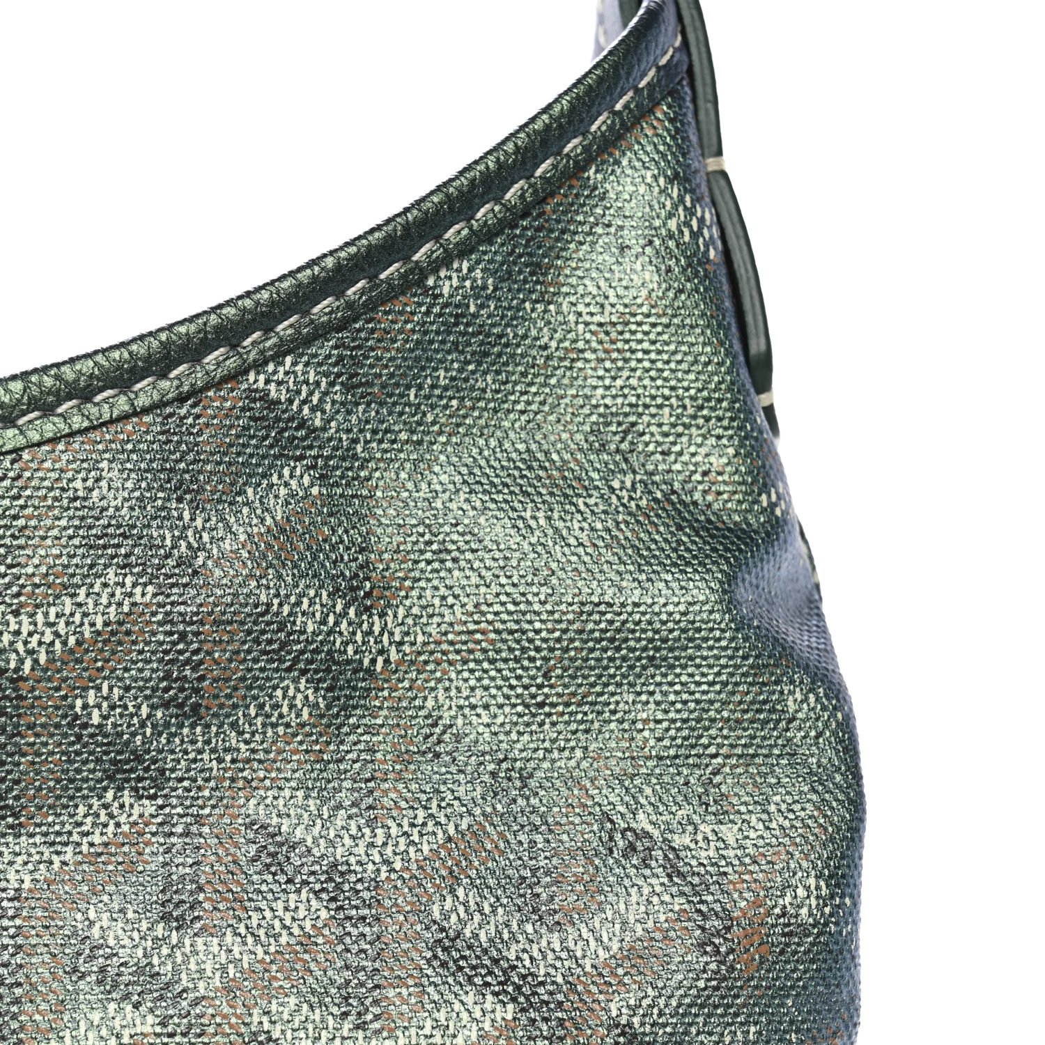 Iridescent Goyardine Boheme Hobo Pearly Green - Top Club