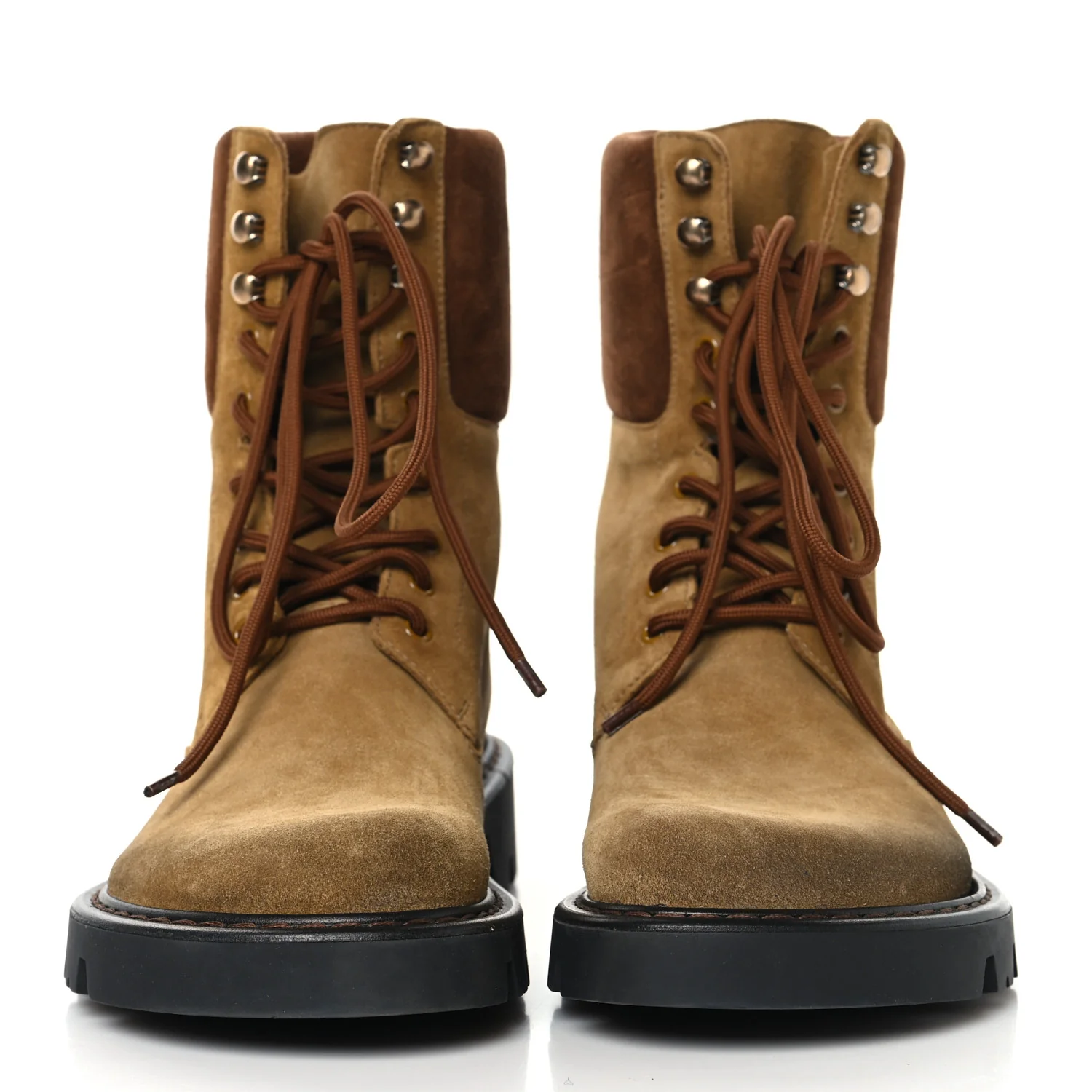 Suede Mens Sierra Combat Boots 40 Tobacco Brown - Top Club