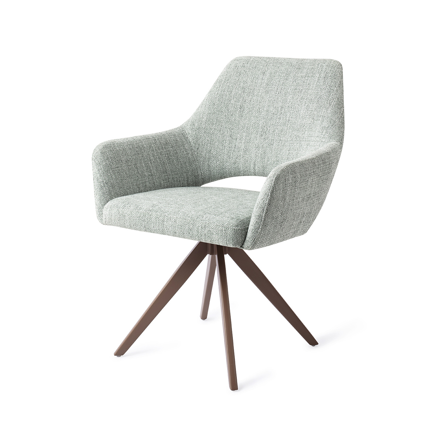 Jesper Home Eetkamerstoel Yanai - Turn Brown Soft Sage