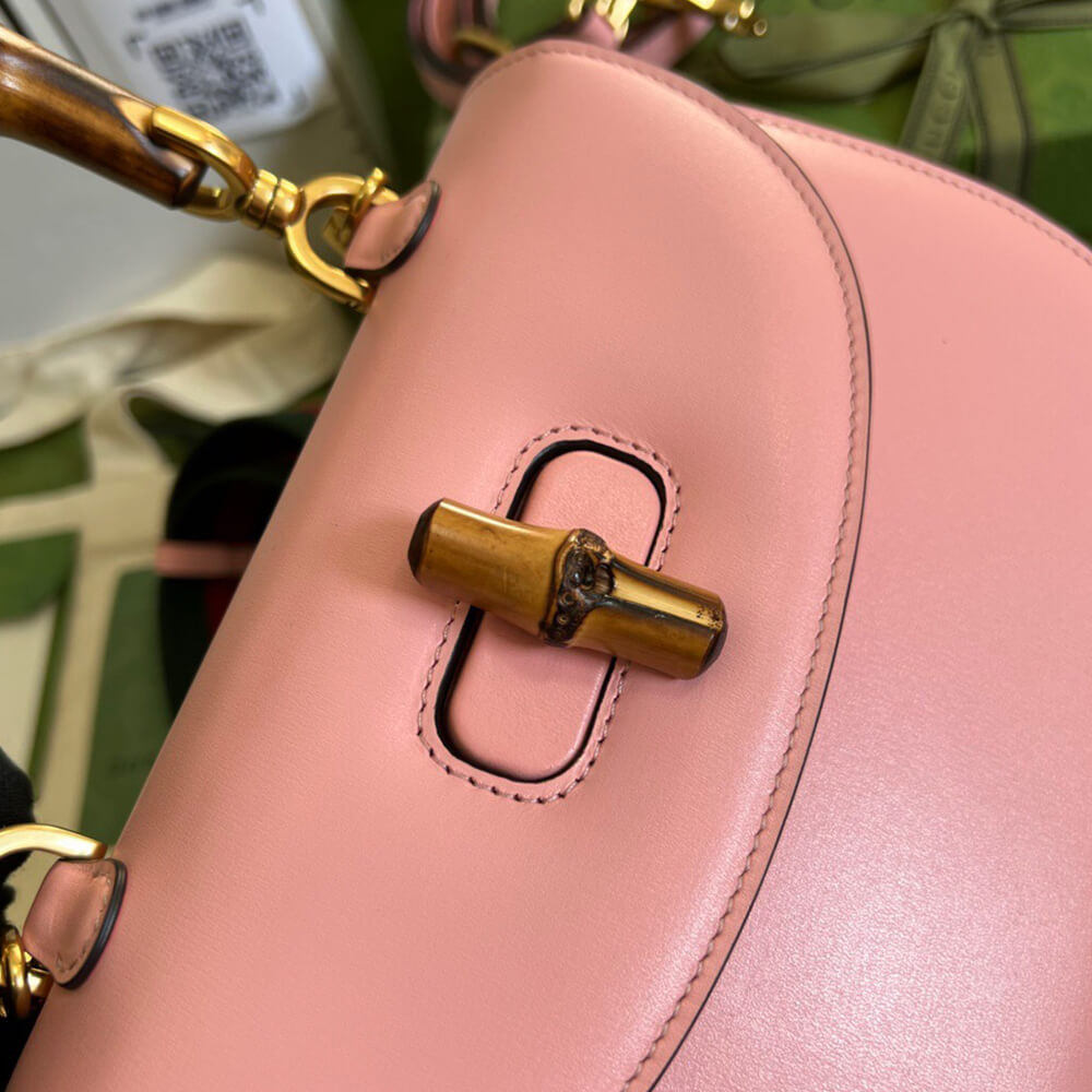 GUCCI BAMBOO 1947 JUMBO GG SMALL TOP HANDLE BAG - Top Club