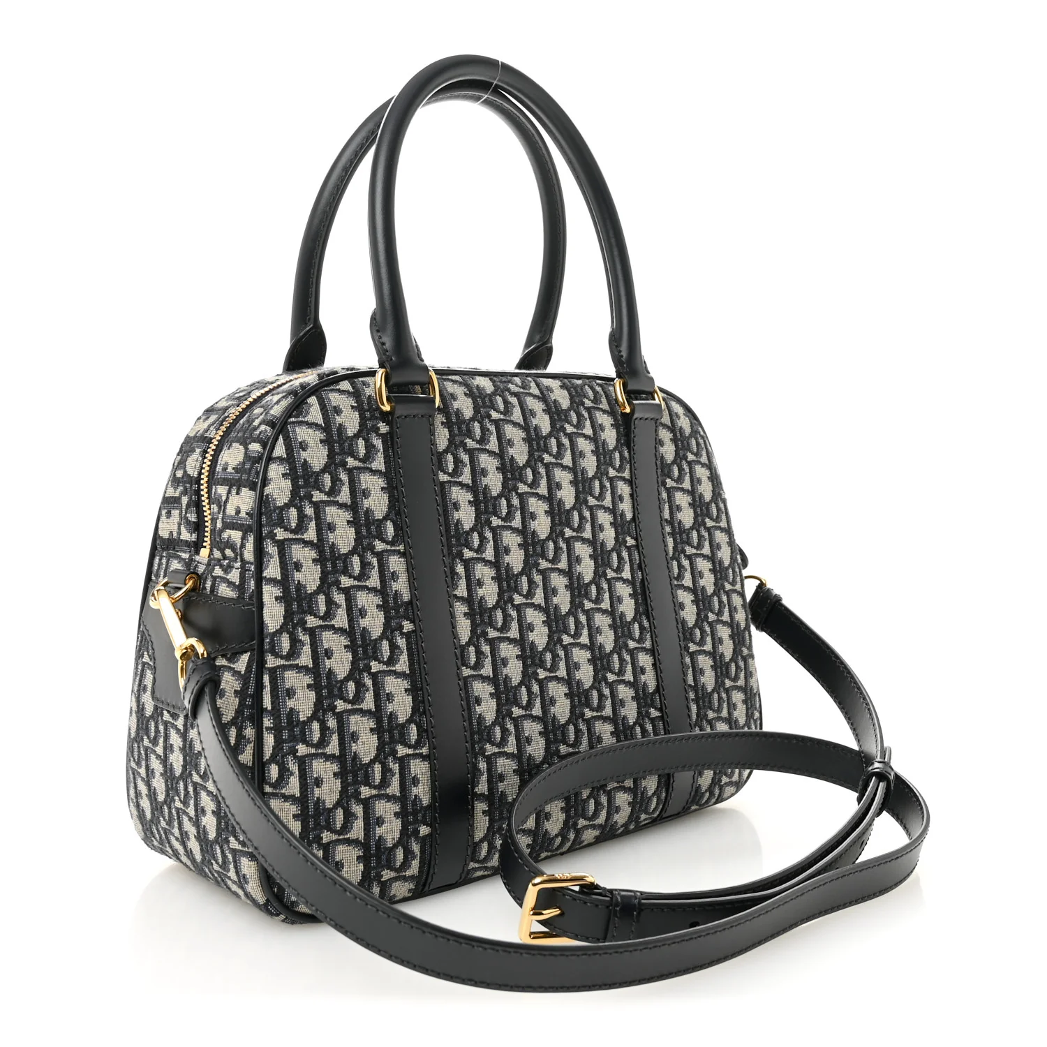 Oblique Large D-Vibe Bowling Bag Navy - Top Club