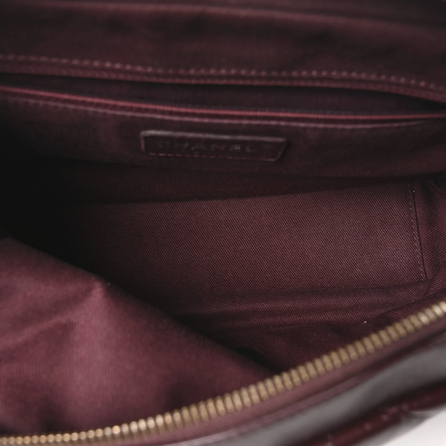 Aged Calfskin Medium New Portobello Flap Burgundy - Top Club