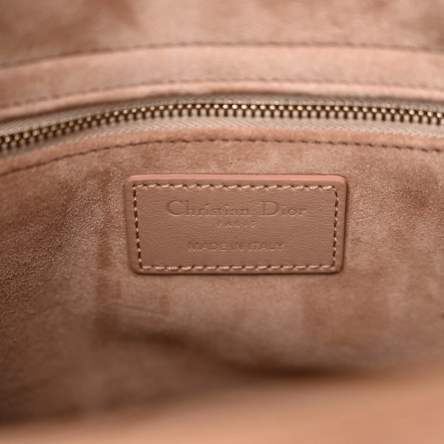 Ultra Matte Calfskin Cannage Medium Lady Dior Beige - Top Club