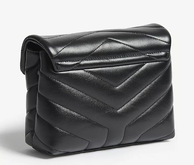 Y small Toy Loulou Leather Crossbody Bag �C Black - Top Club