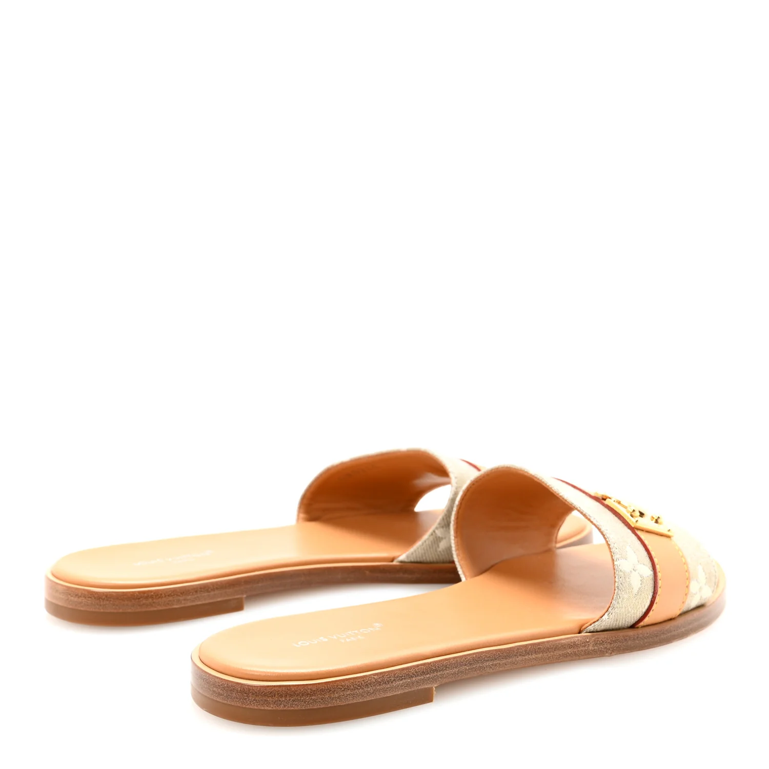 Monoglam Lock It Flat Mule 36.5 Gold - Top Club