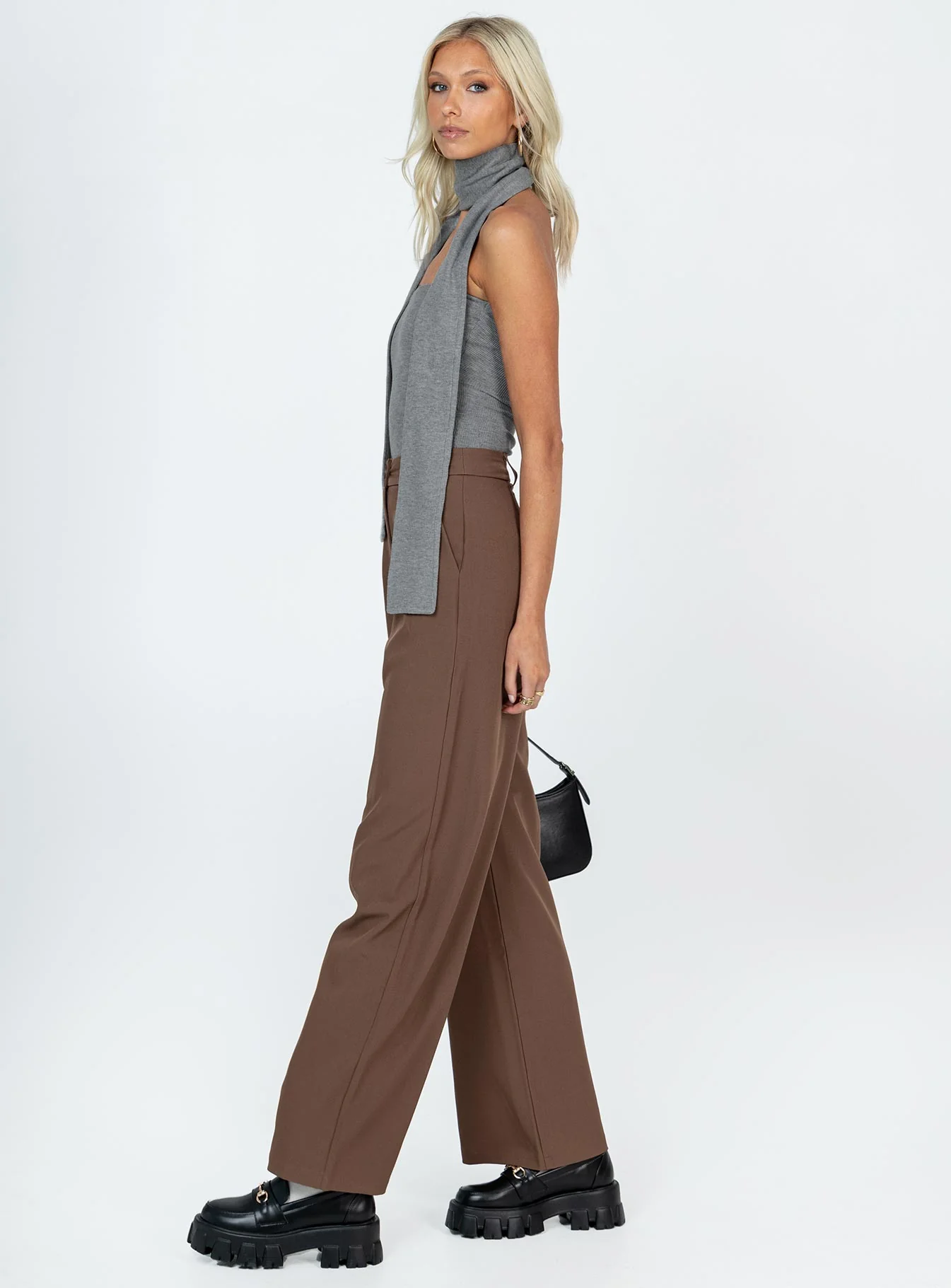 Archer Pants Brown Eco Tall