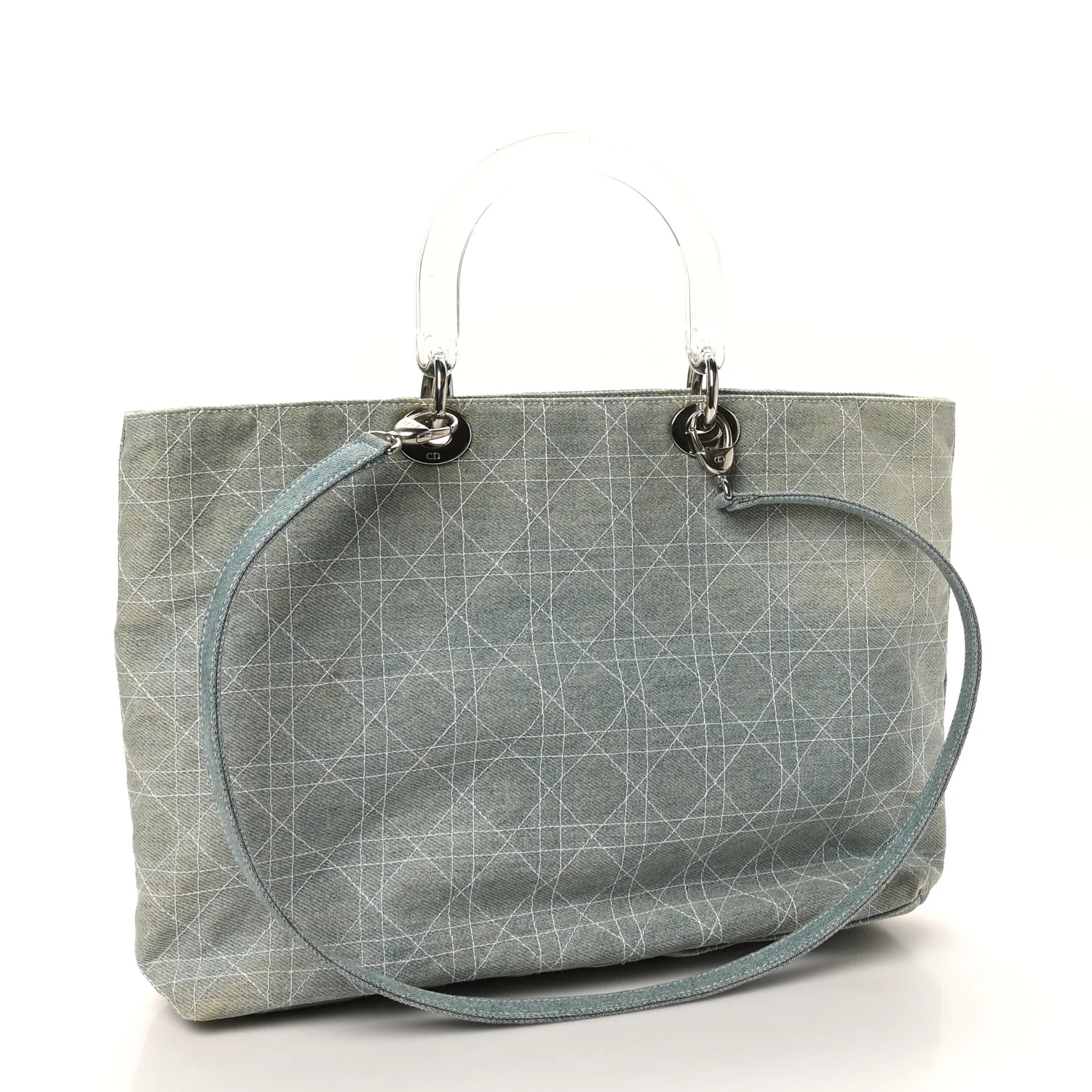 Denim Cannage Lady Dior Light Blue - Top Club