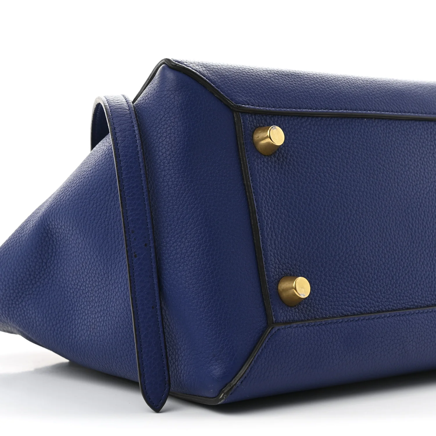 Grained Calfskin Mini Belt Bag Indigo - Top Club