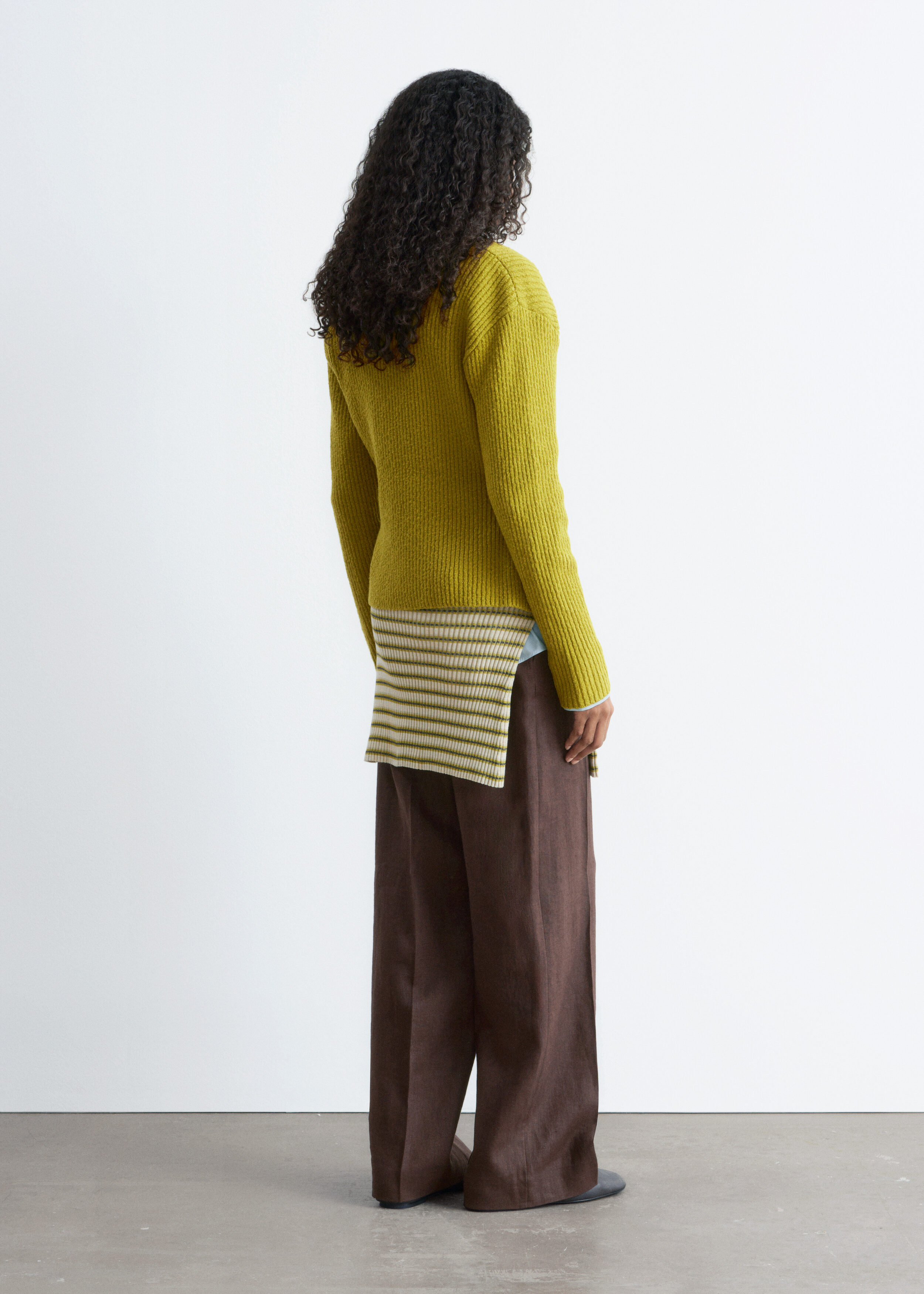 & Other Stories RIBBED CARDIGAN