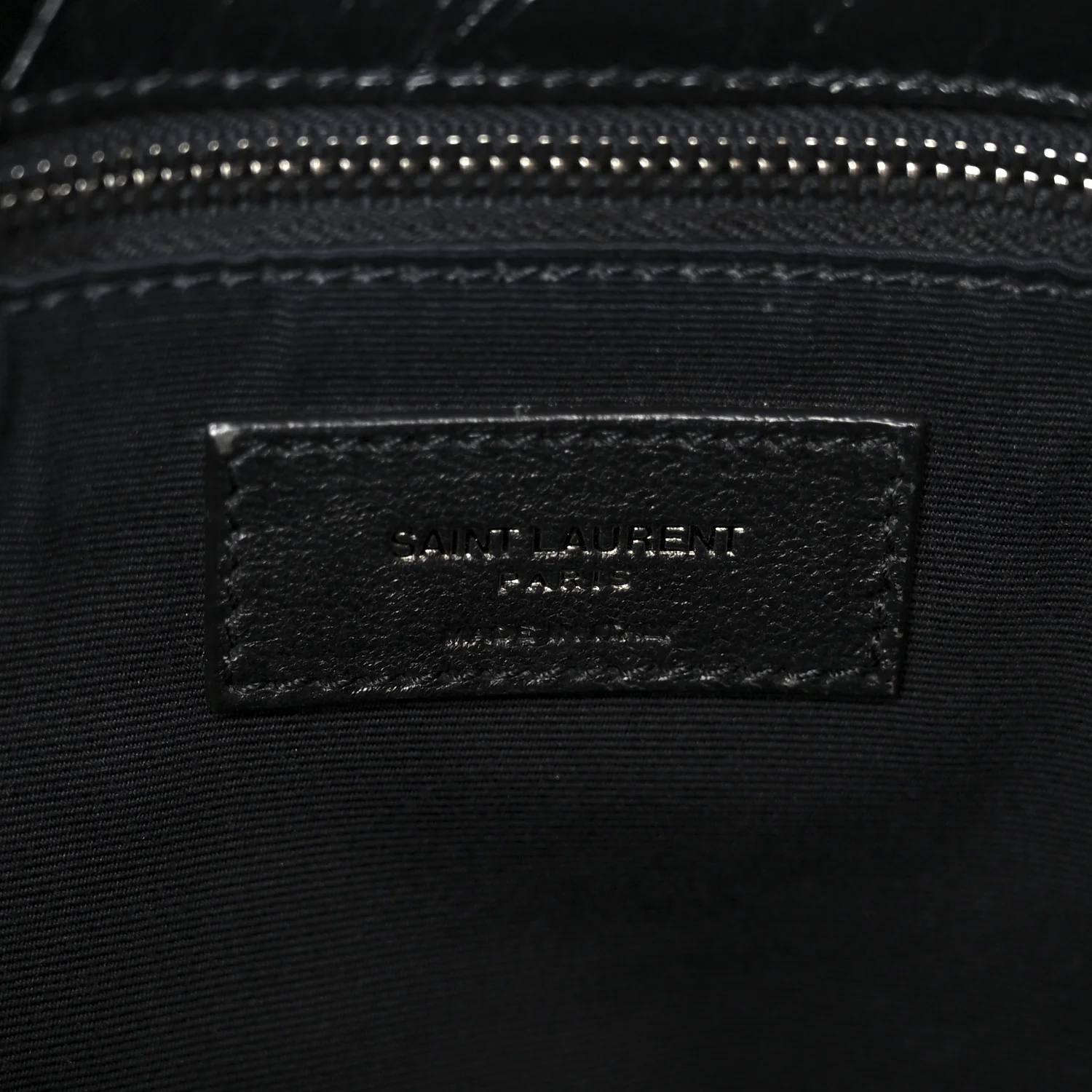 Crinkled Calfskin Matelasse Monogram Large Niki Chain Satchel Black - Top Club