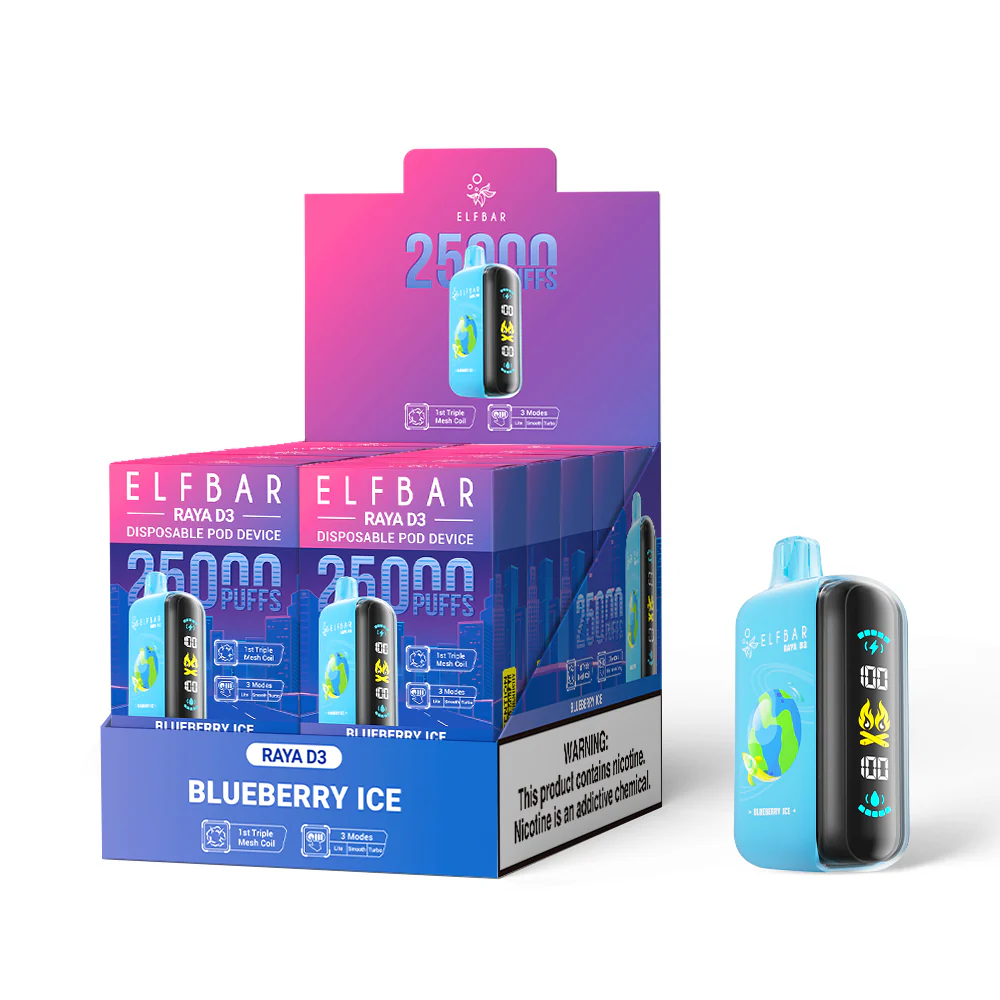 ELFBAR RAYA D3 Disposable Vape (All Flavours)