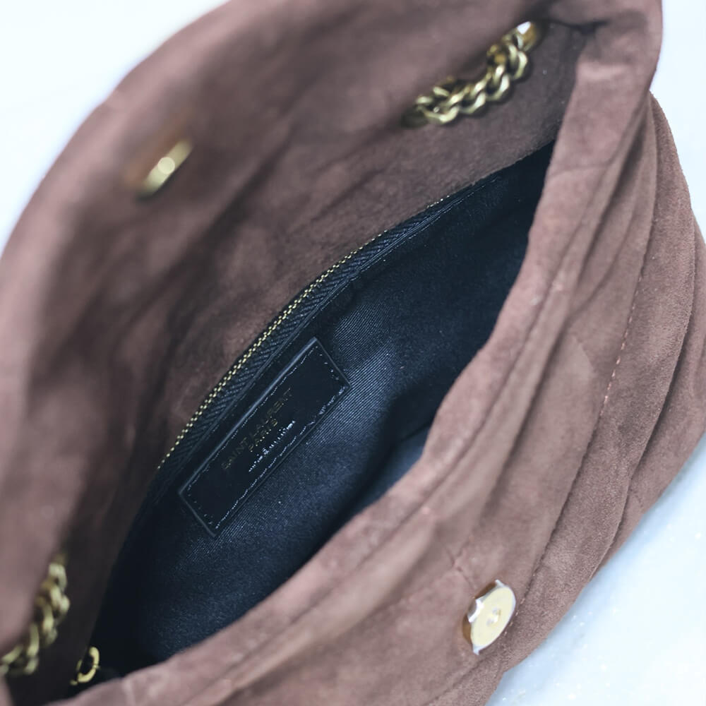 YSL Toy Puffer in suede - Top Club