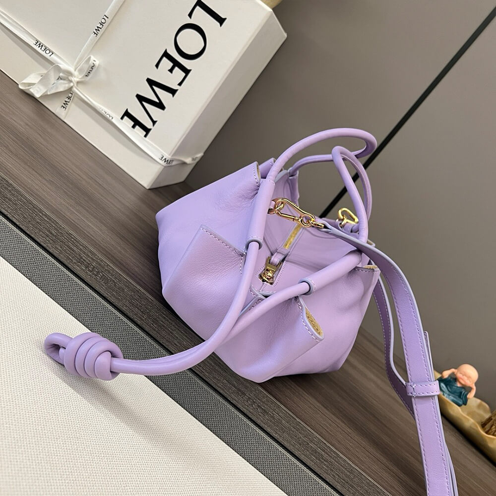 Loewe Small Paseo bag in shiny nappa calfskin(high-end grade) - Top Club