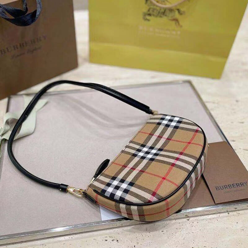 Olympia Pouch checked shoulder bag - Top Club