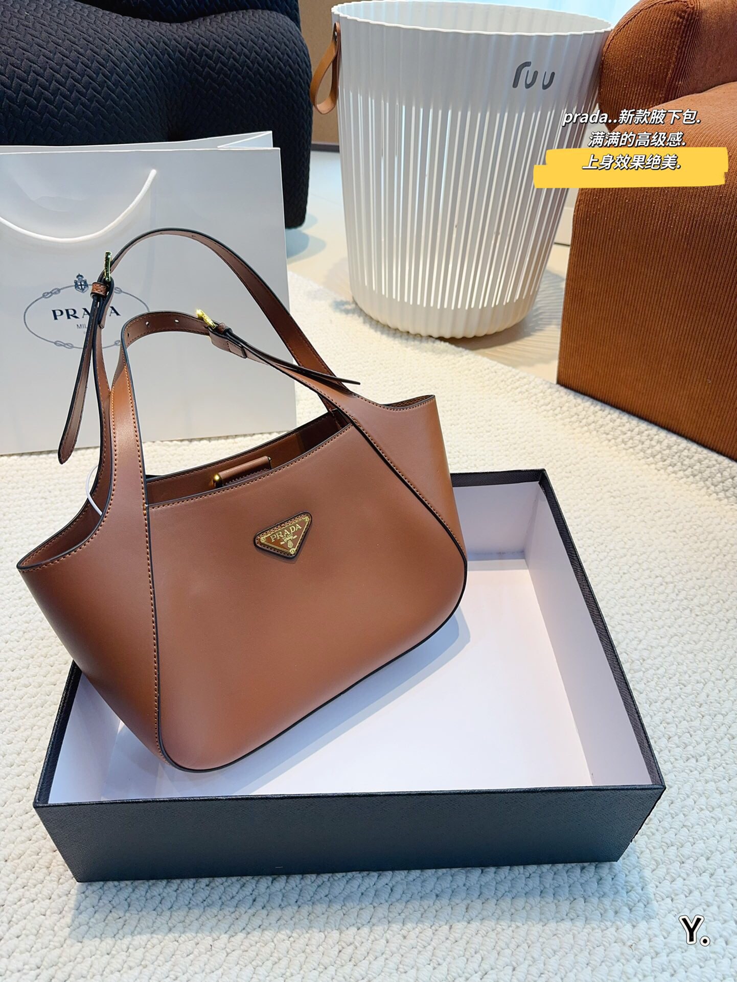 Pra new arrival hobo bag size: 27*7*19cm - Top Club