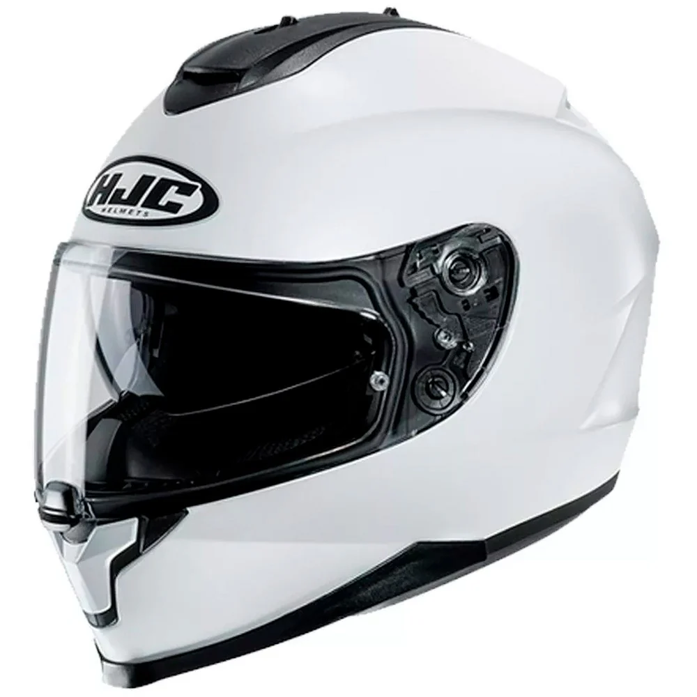 HJC C70N MONOCOLOR HELMET - PEARL WHITE