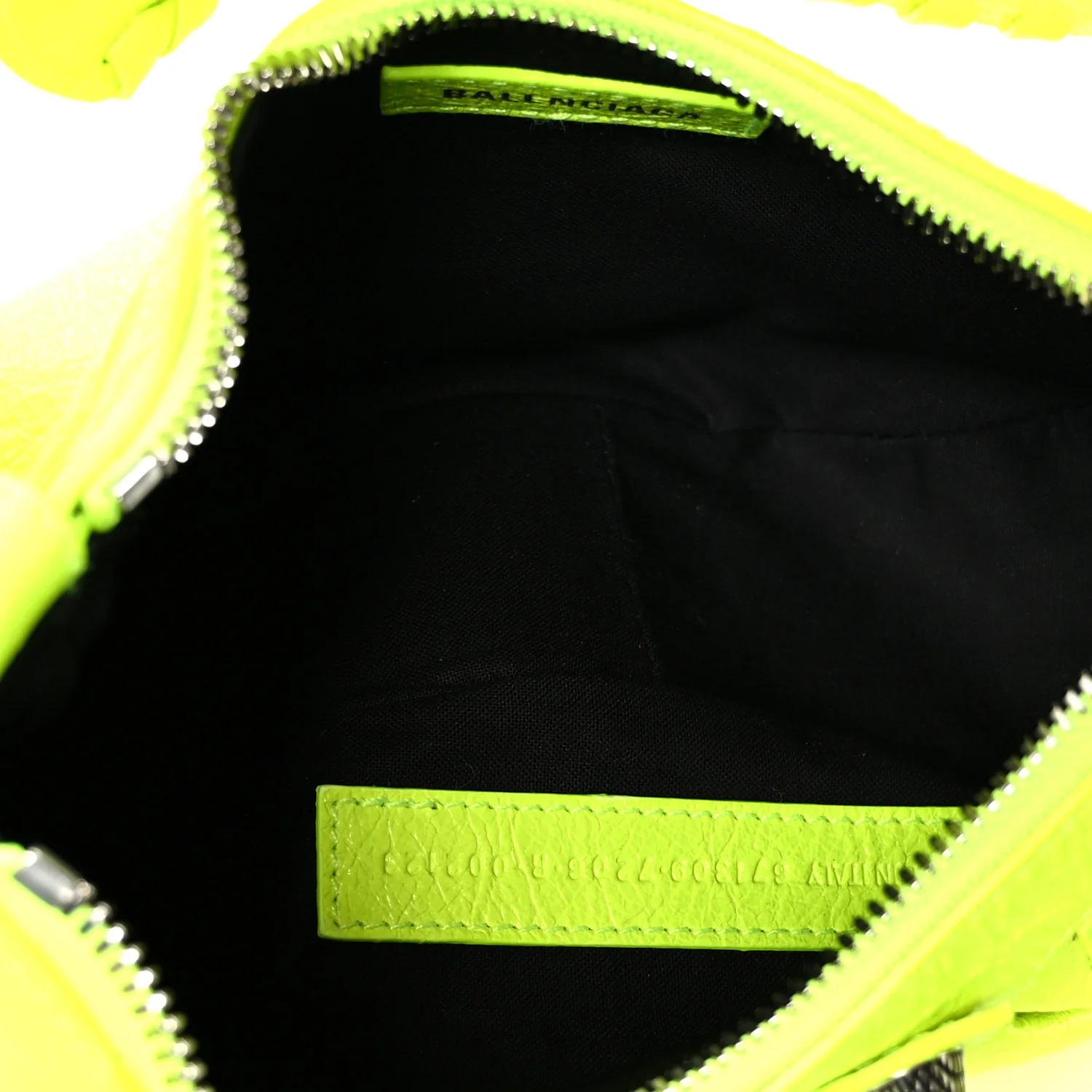 Agneau Arena Le Cagole Shoulder Bag XS Fluo Yellow - Top Club