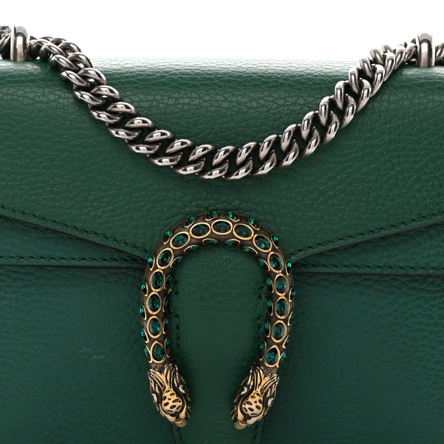 Calfskin Mini Dionysus Shoulder Bag Emerald - Top Club