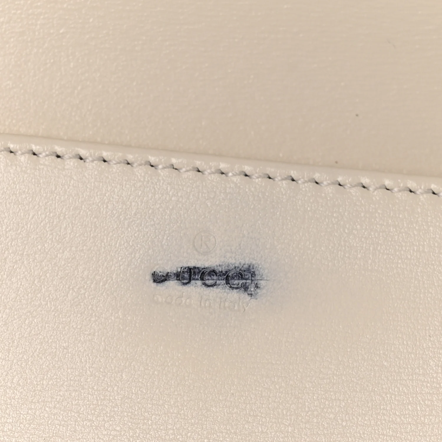 Boarded Plutone Calfskin Horsebit 1955 Wallet On Chain Mystic White - Top Club
