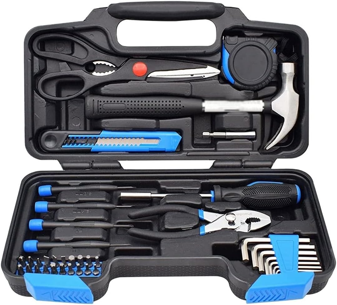 Kit Attrezzi con cacciavite Elettrico, Kit combinati Strumenti 39 Pezzi, Strumenti e Set di Strumenti for la casa