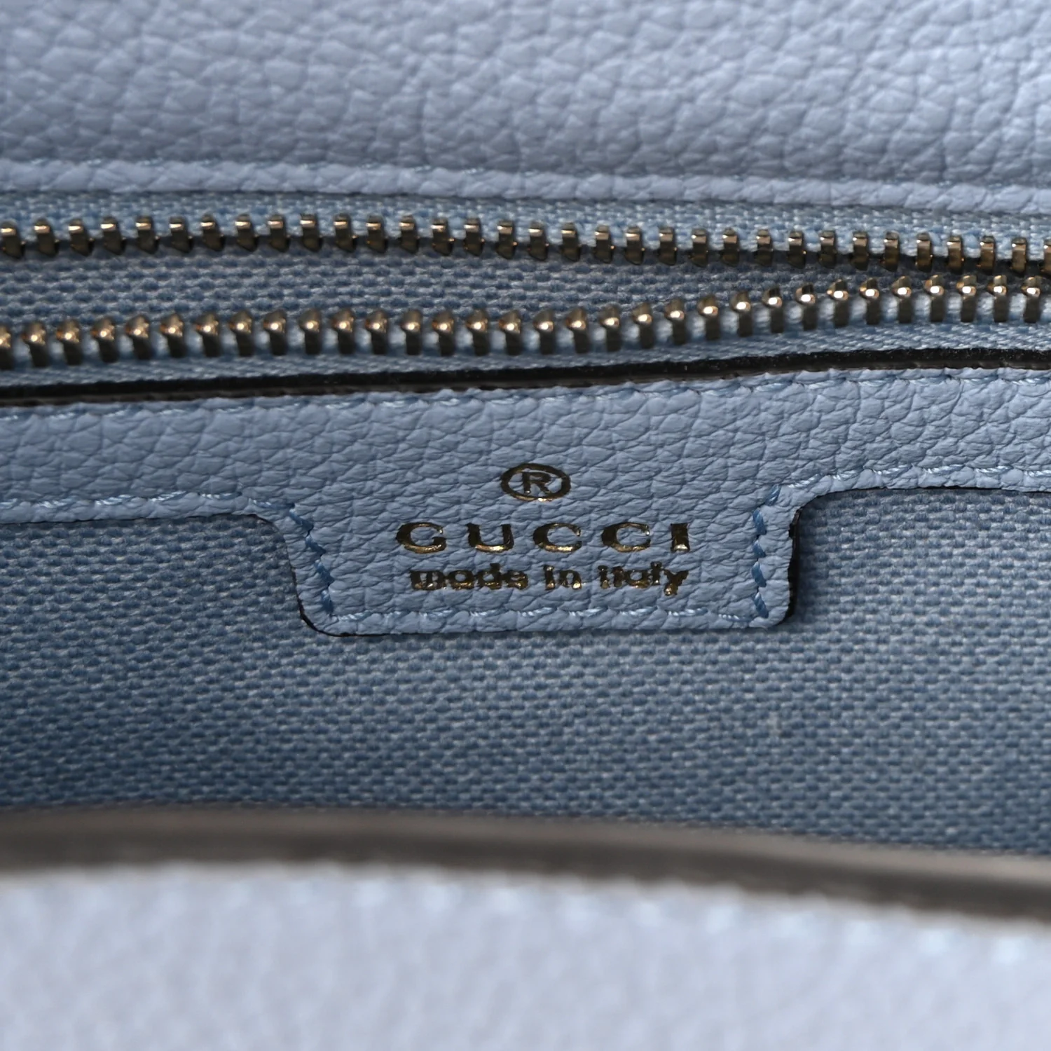 Grained Calfskin Web Medium Jackie 1961 Hobo Light Blue - Top Club