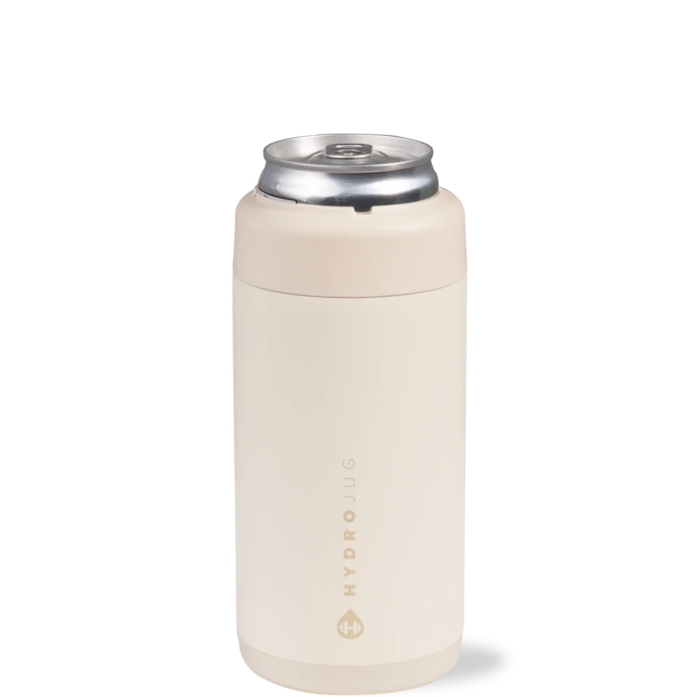 Can Cooler (Slim) FreeSip® Stainless Steel Water Bottle - Cream