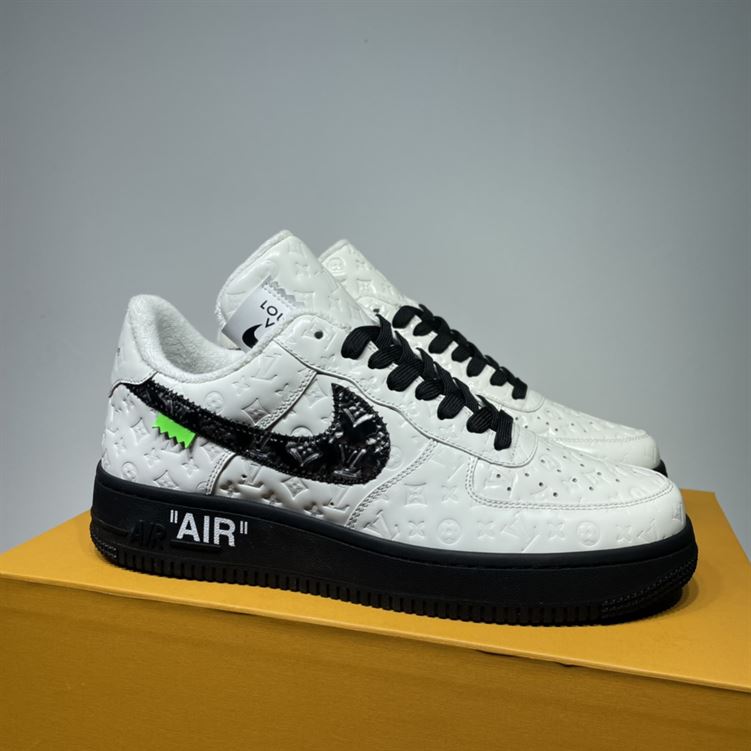 LOUIS VUITTON X NIKE AIR FORCE 1 LOW-TOP SNEAKERS   LVS137 - Sneaker Replica Workshop