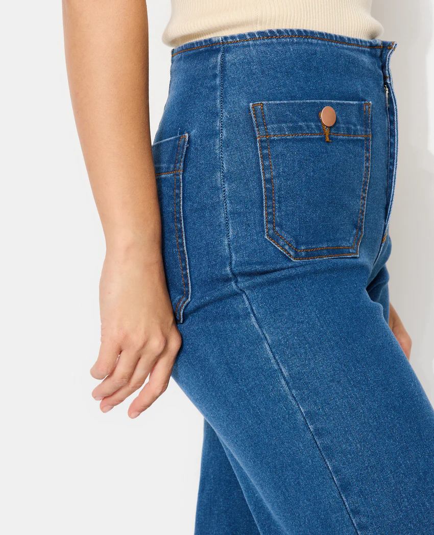 Pimkie Jean wide taille haute avec poches devant