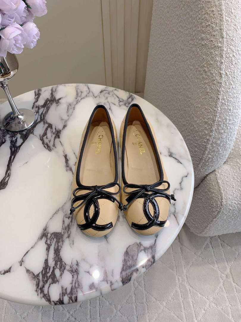 Chanel Women's Classic second-hand Kang Peng shoes flat shoes C93454 - Sneaker Replica Workshop